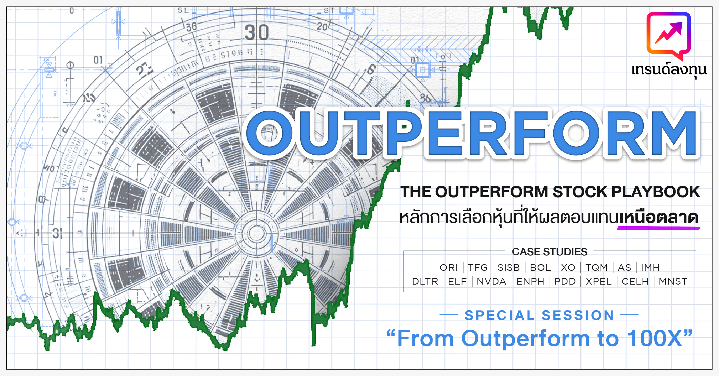 คอร์ส Outperform “สัมมนา Outperform Stock The Playbook เลือกหุ้นชนะตลาด”